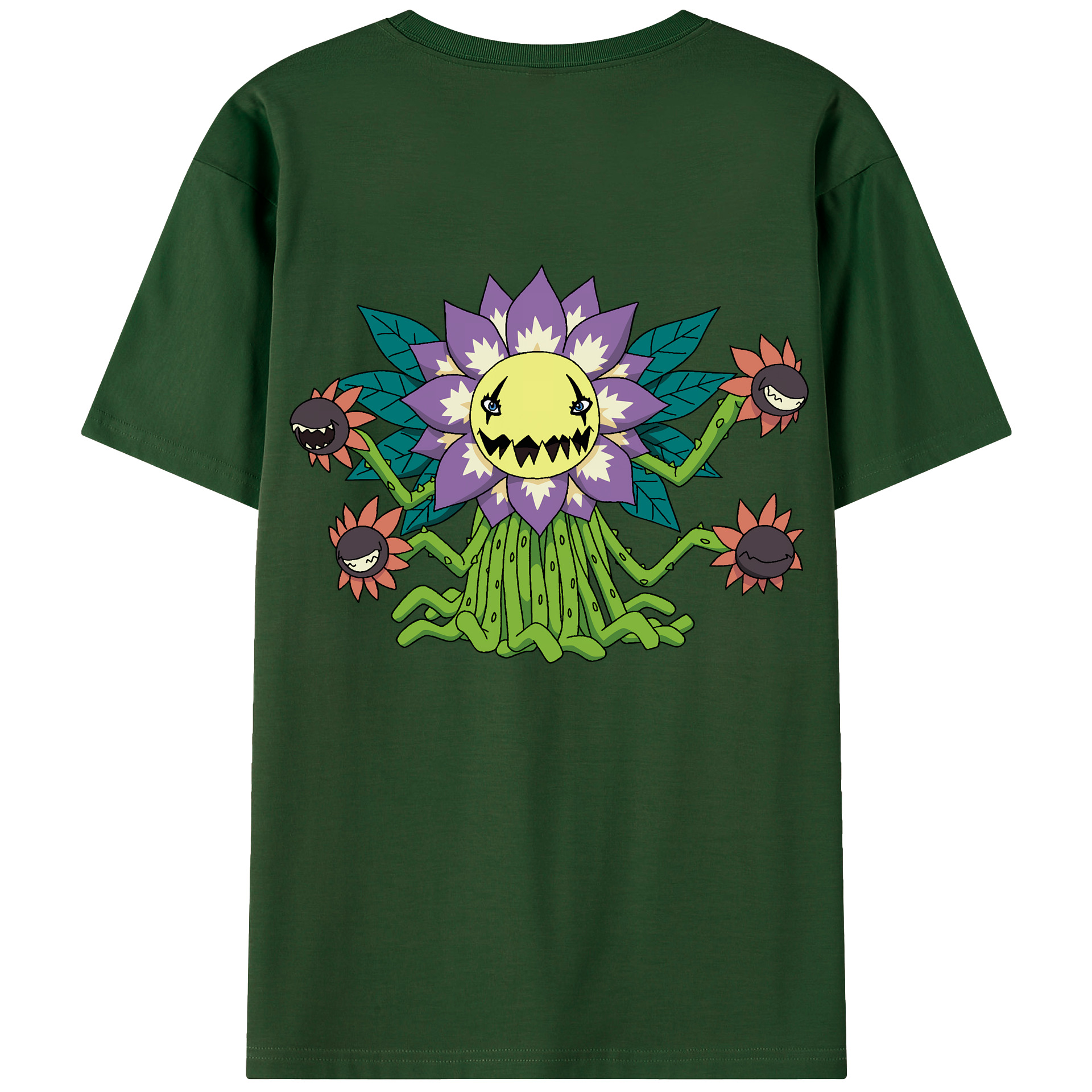 （画像用） Digimon デジタルモンスター/デジモン 綿100％半袖Tシャツ（背面プリント）